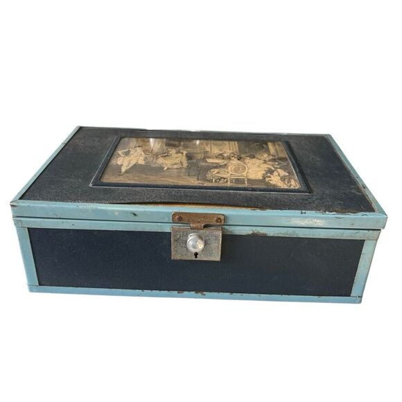 No Brand Other - Vintage 1930’s Wooden Cigar Box